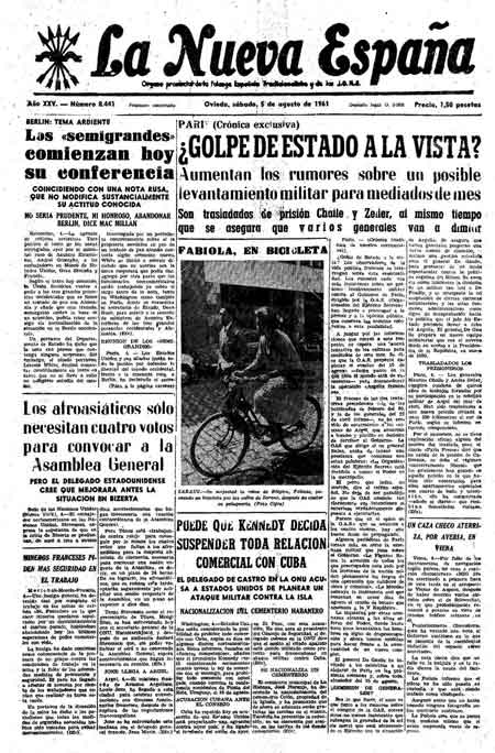 Portada Sábado 5 de  de 1961