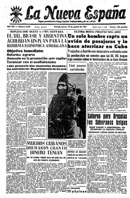 Portada Jueves 10 de  de 1961