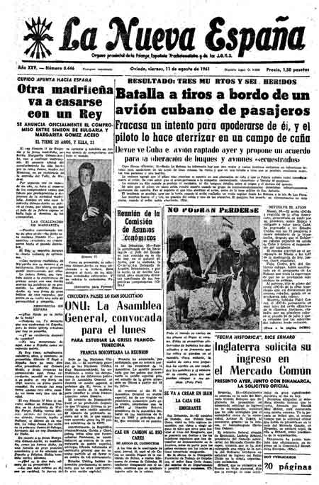 Portada Viernes 11 de  de 1961