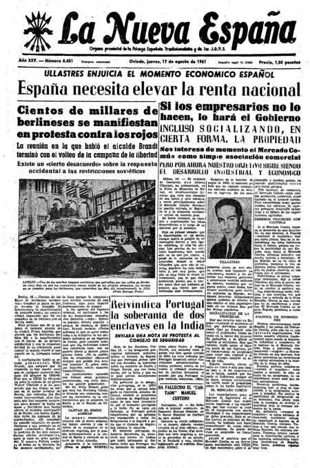 Portada Jueves 17 de  de 1961