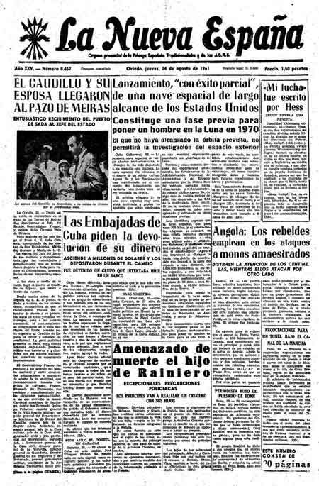 Portada Jueves 24 de  de 1961