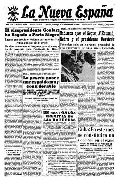 Portada Domingo 3 de  de 1961
