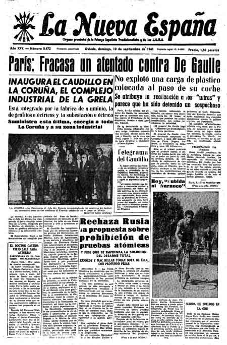 Portada Domingo 10 de  de 1961