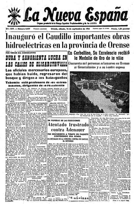 Portada Sábado 16 de  de 1961