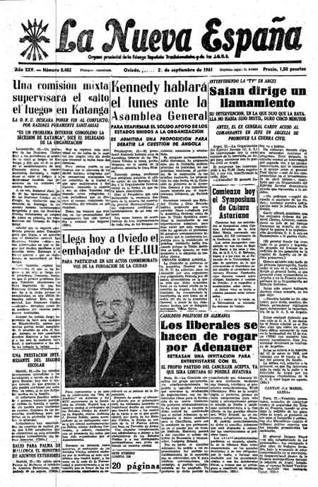 Portada Viernes 22 de  de 1961