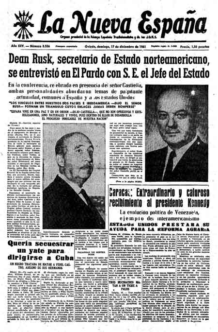 Portada Domingo 17 de Diciembre de 1961