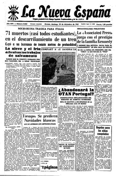 Portada Domingo 24 de Diciembre de 1961