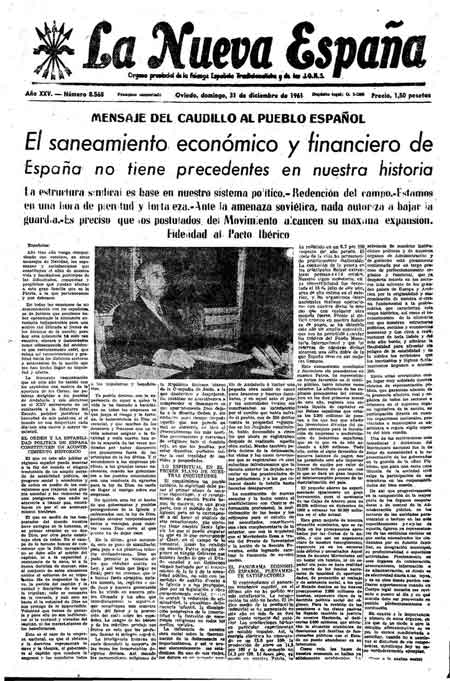 Portada Domingo 31 de Diciembre de 1961