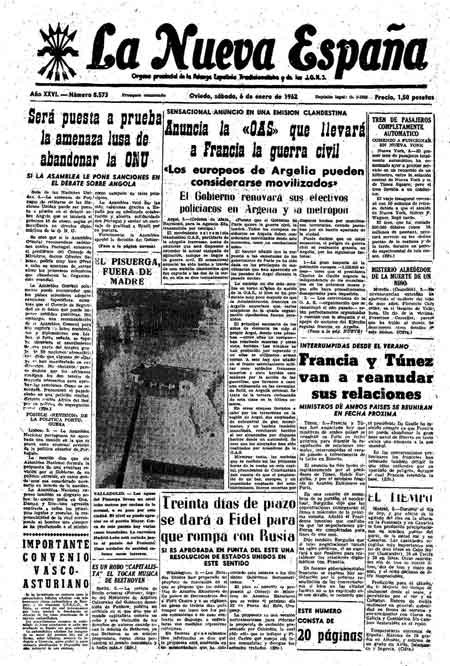 Portada Sábado 6 de  de 1962