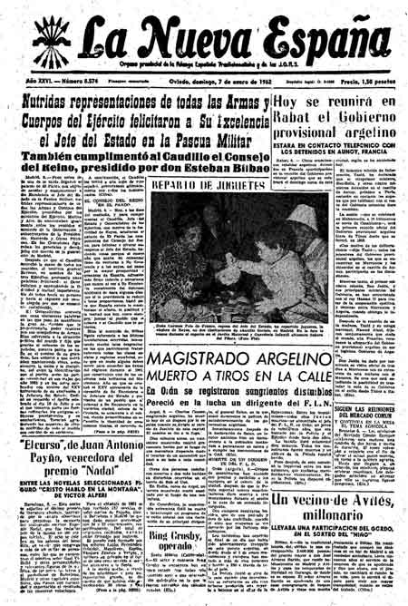 Portada Domingo 7 de  de 1962
