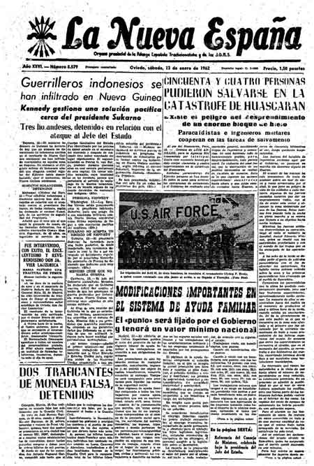 Portada Sábado 13 de  de 1962