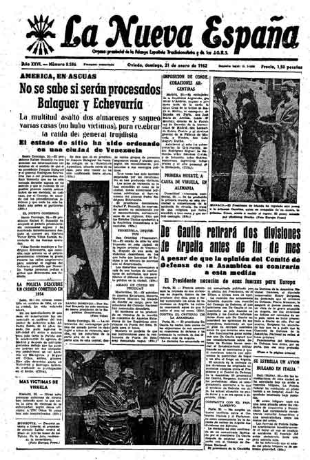 Portada Domingo 21 de  de 1962