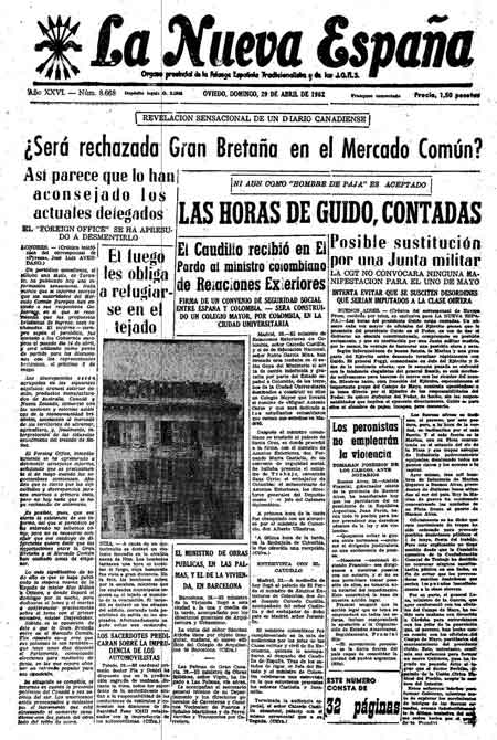Portada Domingo 29 de  de 1962