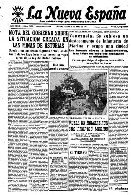 Portada Sábado 5 de  de 1962