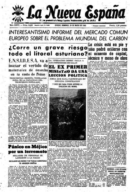 Portada Domingo 20 de  de 1962