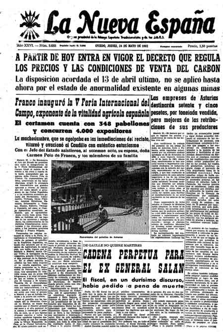 Portada Jueves 24 de  de 1962