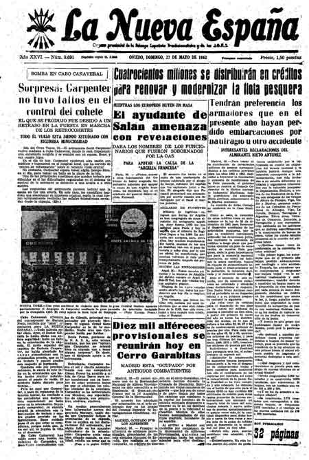 Portada Domingo 27 de  de 1962