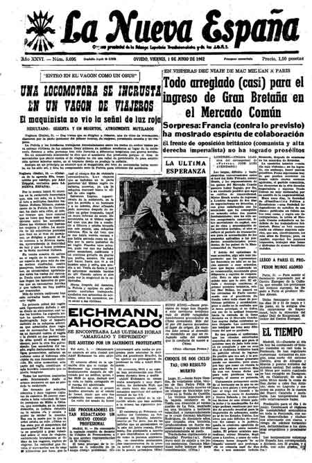 Portada Viernes 1 de  de 1962