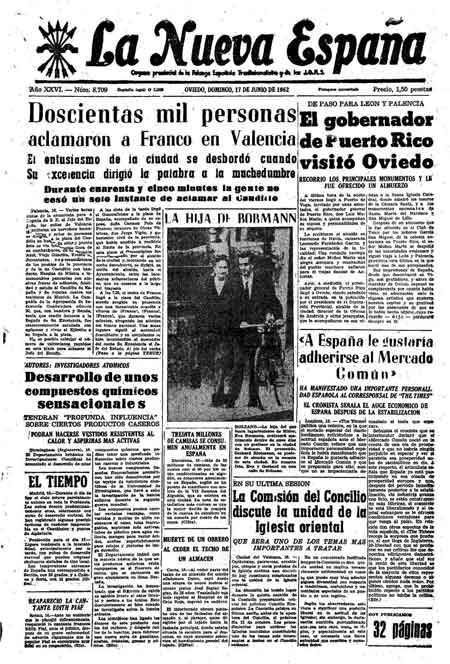 Portada Domingo 17 de  de 1962