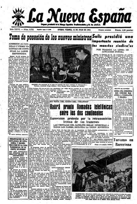 Portada Viernes 13 de  de 1962