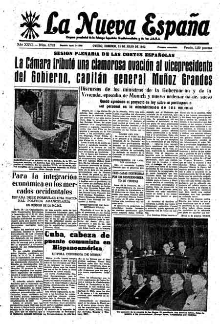 Portada Domingo 15 de  de 1962