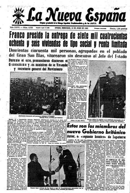 Portada Miércoles 18 de  de 1962