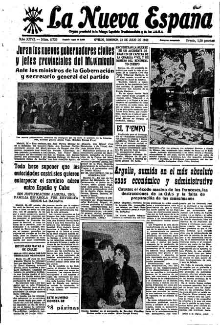 Portada Domingo 22 de  de 1962