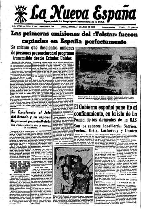 Portada Martes 24 de  de 1962