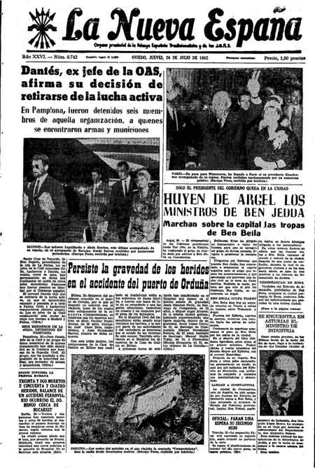 Portada Jueves 26 de  de 1962