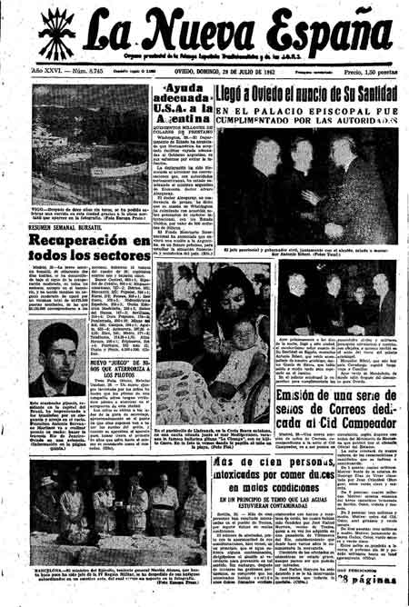 Portada Domingo 29 de  de 1962