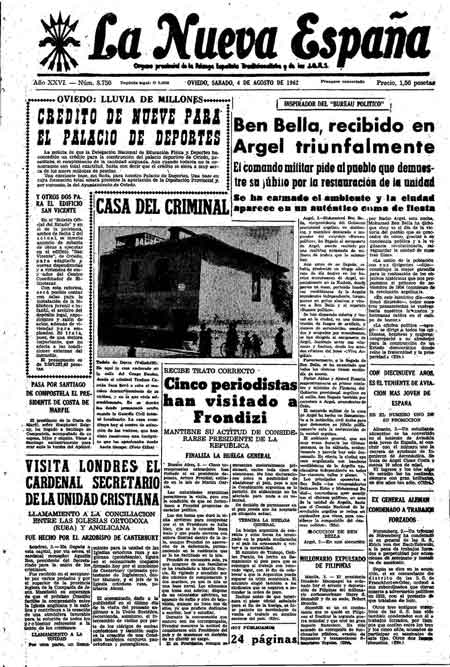 Portada Sábado 4 de  de 1962