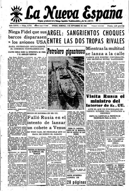 Portada Domingo 2 de  de 1962