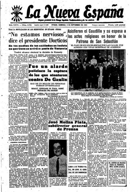 Portada Domingo 9 de  de 1962