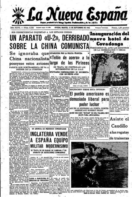 Portada Martes 11 de  de 1962