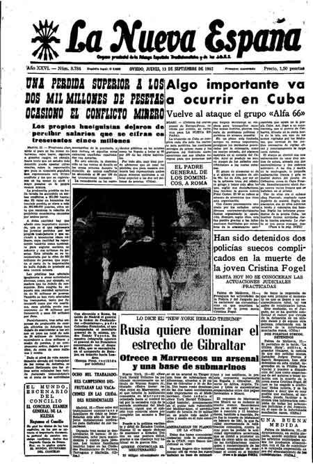 Portada Jueves 13 de  de 1962