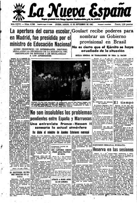 Portada Sábado 15 de  de 1962