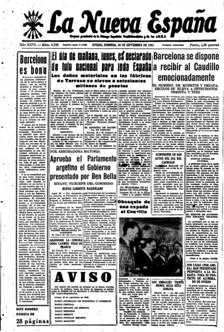 Portada Domingo 30 de  de 1962