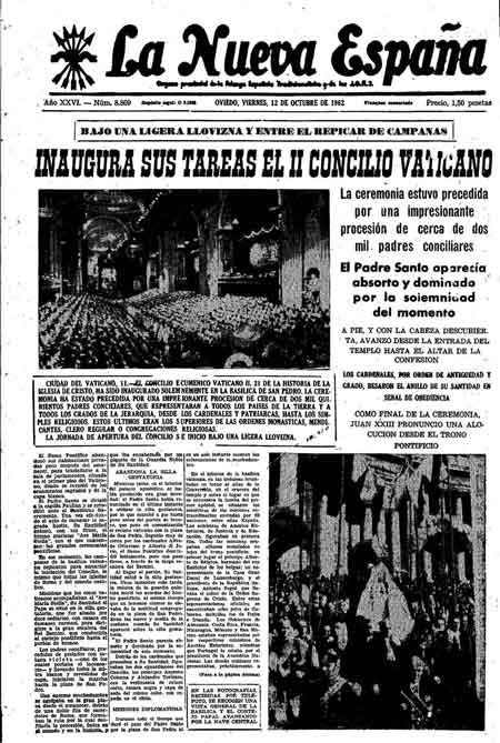 Portada Viernes 12 de Octubre de 1962