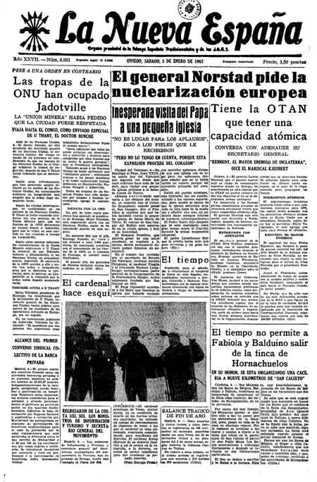 Portada Sábado 5 de  de 1963
