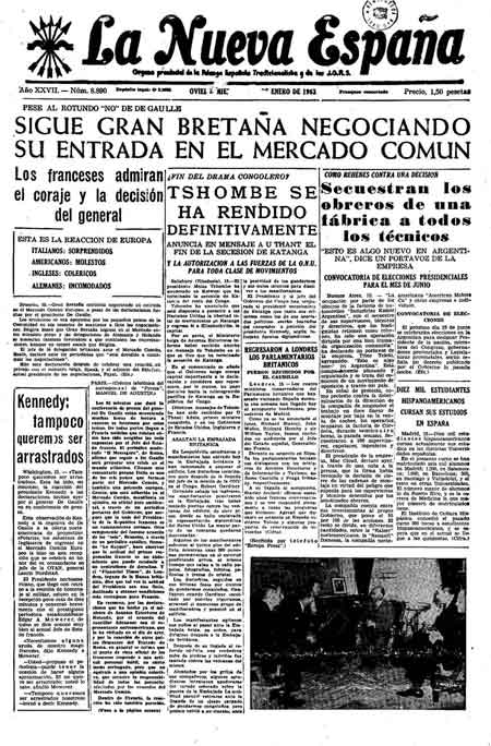 Portada Miércoles 16 de  de 1963