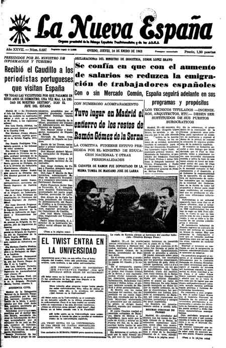 Portada Jueves 24 de  de 1963