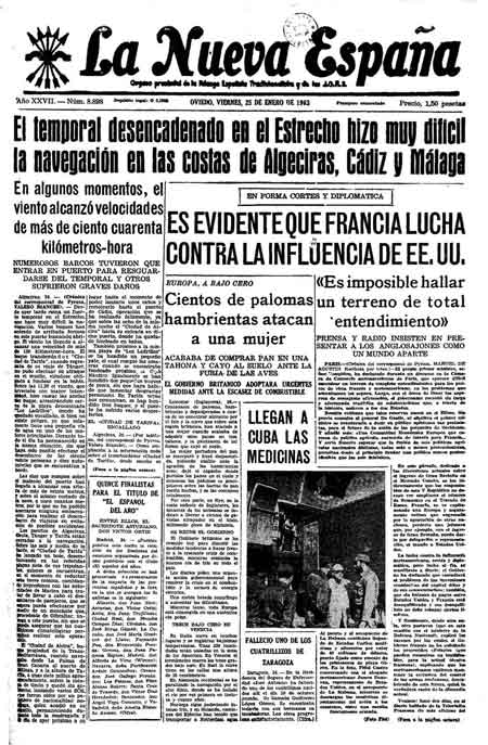 Portada Viernes 25 de  de 1963