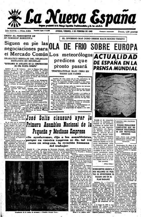 Portada Viernes 1 de  de 1963