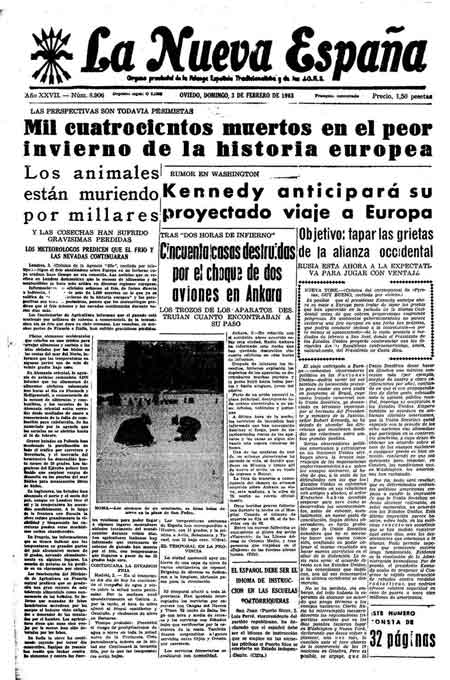 Portada Domingo 3 de  de 1963