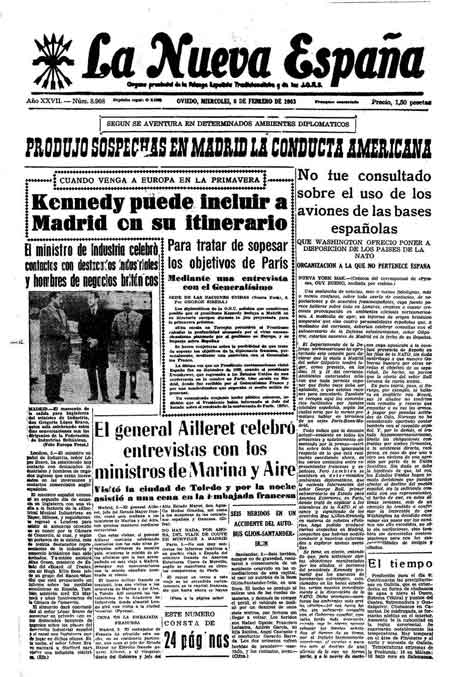 Portada Miércoles 6 de  de 1963