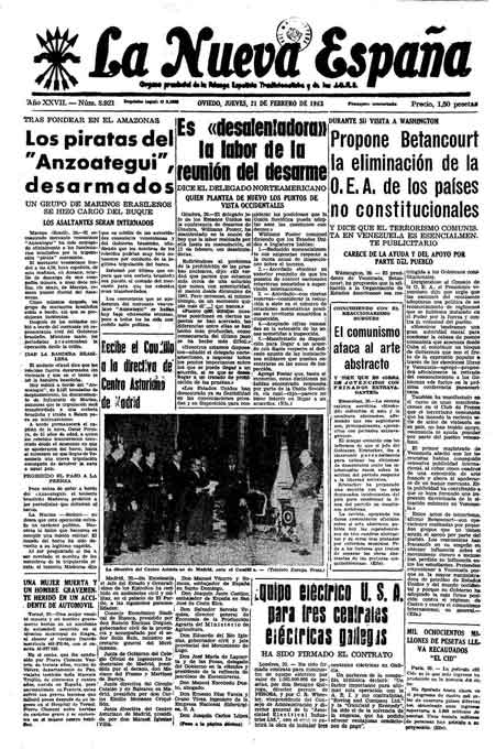Portada Jueves 21 de  de 1963