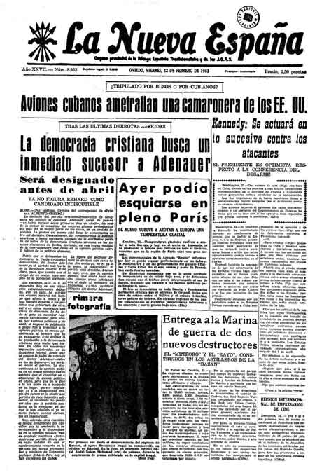 Portada Viernes 22 de  de 1963