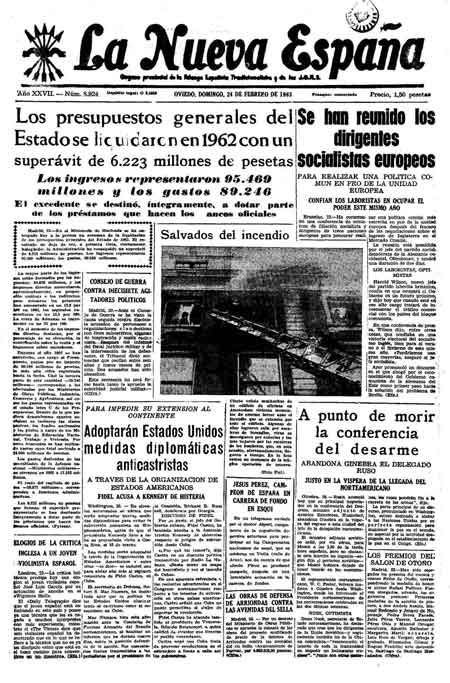 Portada Domingo 24 de  de 1963