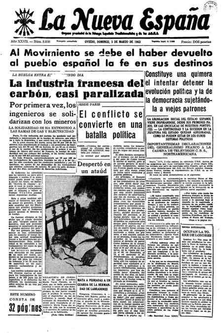 Portada Domingo 3 de  de 1963