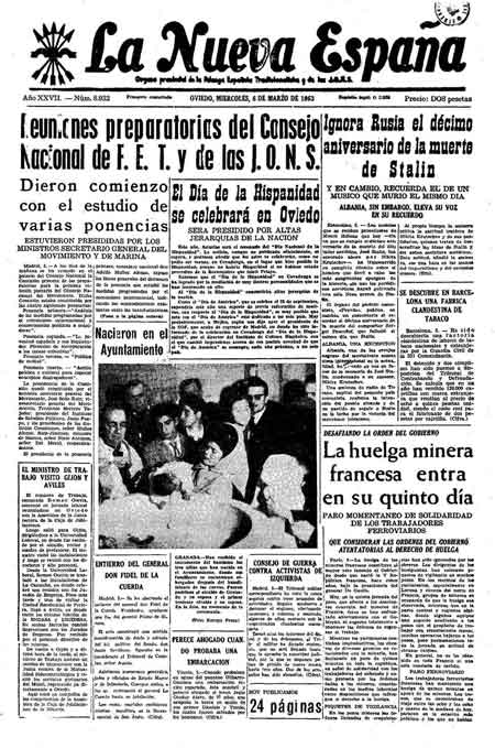 Portada Miércoles 6 de  de 1963